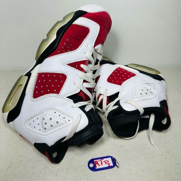 Nike Air Jordan 6 Retro GS 'Carmine' 2020  384665-106 Size 6Youth. - Picture 1 of 8